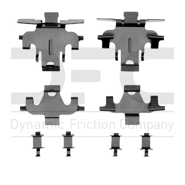 2016-2023 Porsche Cayenne Disc Brake Hardware Kit - Front (Dynamic Friction)