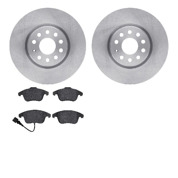 2009-2013 Volkswagen Tiguan Disc Brake Kit - Front (Dynamic Friction)