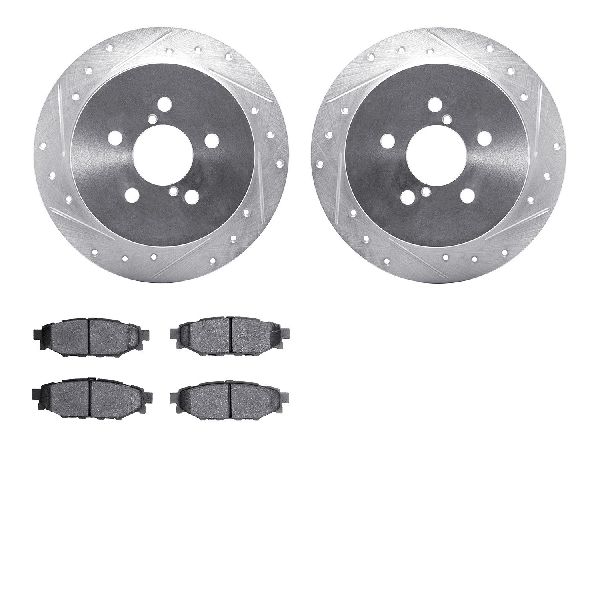 2005-2009 Subaru Legacy Disc Brake Kit - Rear (Dynamic Friction)
