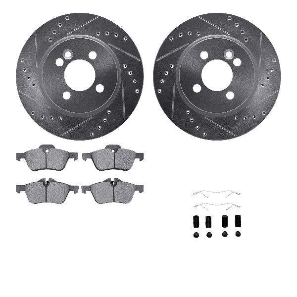 2002-2008 Mini Cooper Disc Brake Kit - Front (Dynamic Friction)