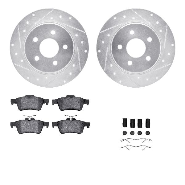 2013-2018 Ford C-Max Disc Brake Kit - Rear (Dynamic Friction)