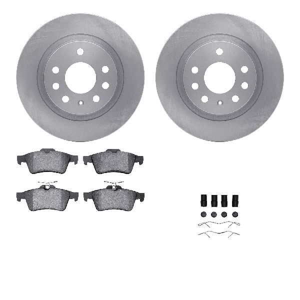 2003-2011 Saab 9-3 Disc Brake Kit - Rear (Dynamic Friction)