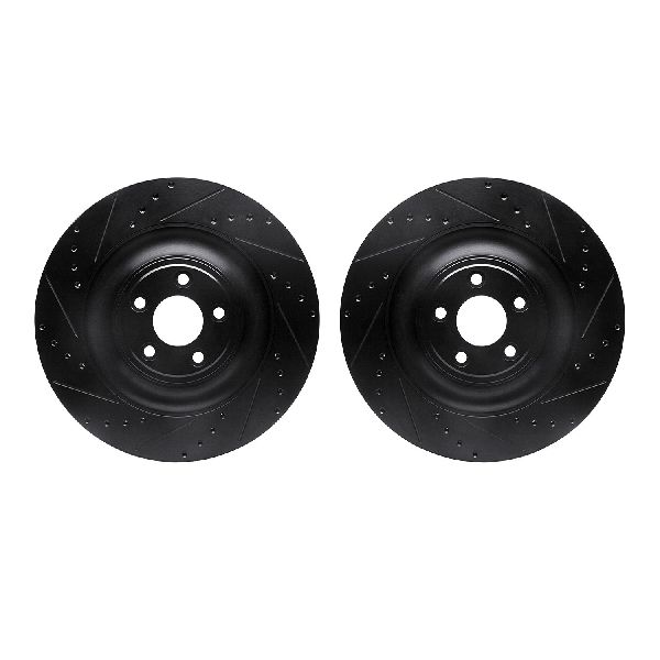 2010-2015 Jaguar XF Disc Brake Rotor Set - Rear (Dynamic Friction)