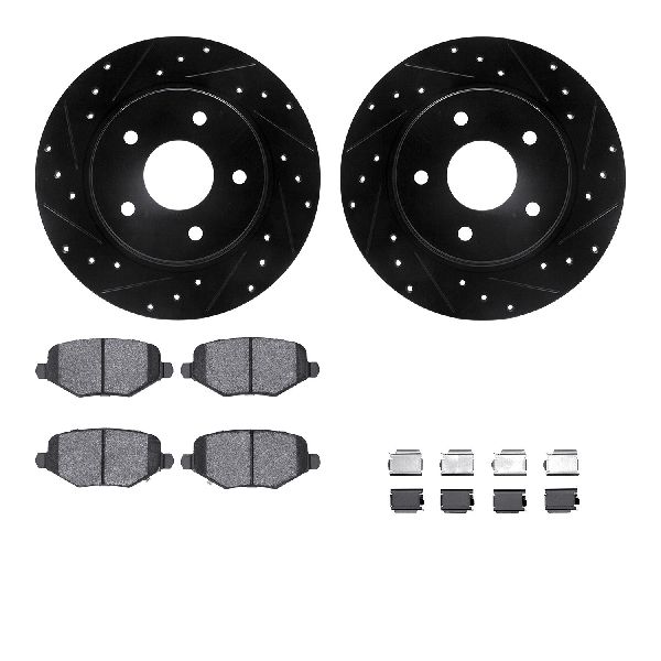 2009-2014 Volkswagen Routan Disc Brake Kit - Rear (Dynamic Friction)