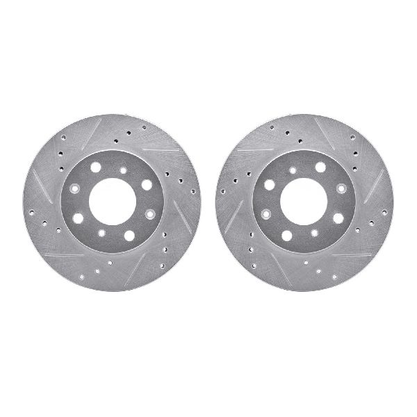 1993-1997 Honda Civic del Sol Disc Brake Rotor Set - Front (Dynamic Friction)
