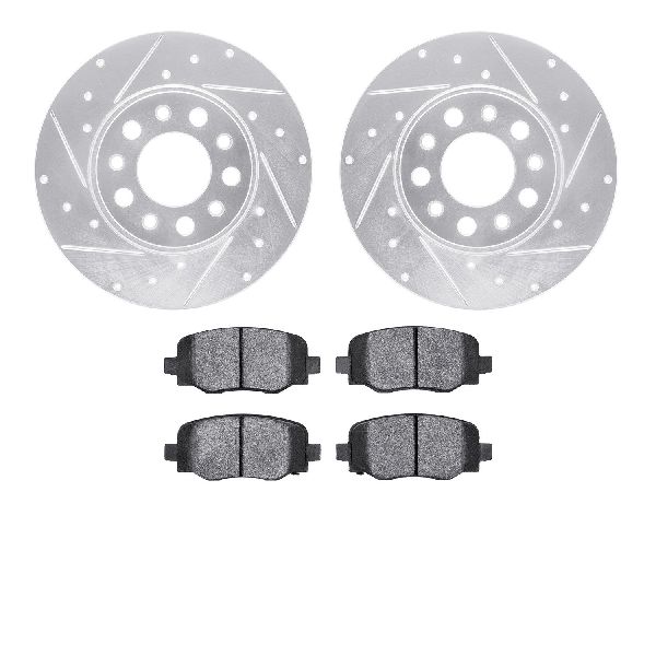 2016-2021 Fiat 500X Disc Brake Kit - Rear (Dynamic Friction)