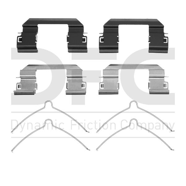 2009-2015 Toyota Venza Disc Brake Hardware Kit - Front (Dynamic Friction)