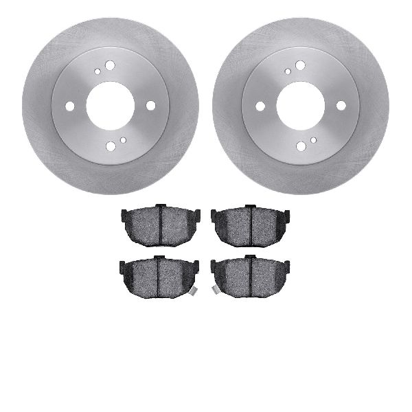 1990-1992 Nissan Stanza Disc Brake Kit - Rear (Dynamic Friction)