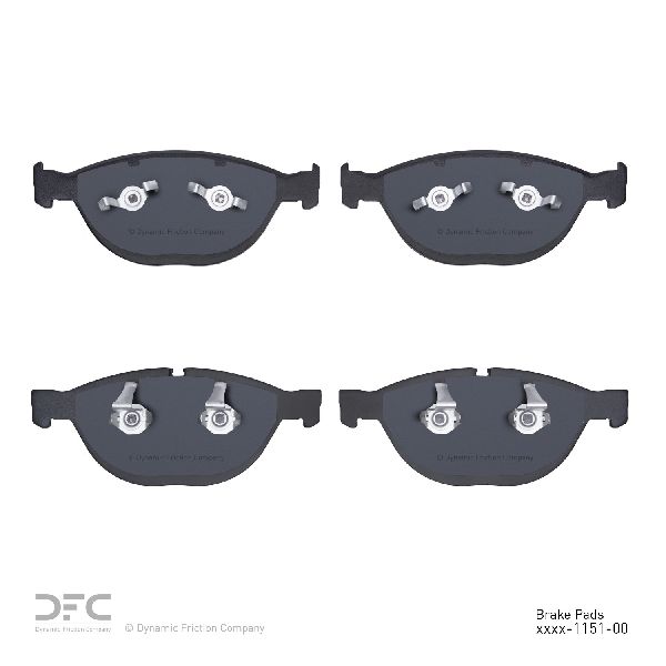 2007-2008 BMW Alpina B7 Disc Brake Pad Set - Front (Dynamic Friction)