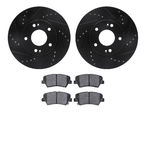 2014-2016 Kia Forte5 Disc Brake Kit - Front (Dynamic Friction)