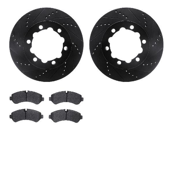 2019-2022 Mercedes-Benz Sprinter 3500 Disc Brake Kit - Rear (Dynamic Friction)