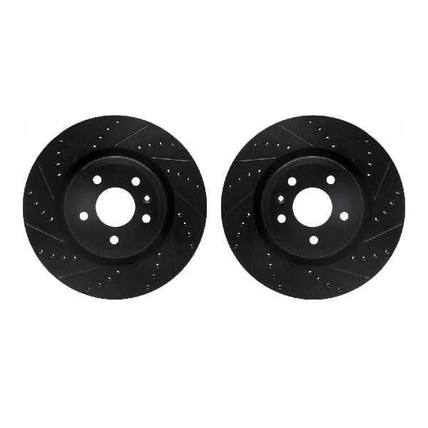 2011-2019 Ford Flex Disc Brake Rotor Set - Front (Dynamic Friction)