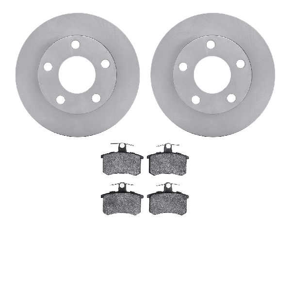 1997-2000 Audi A8 Disc Brake Kit - Rear (Dynamic Friction)