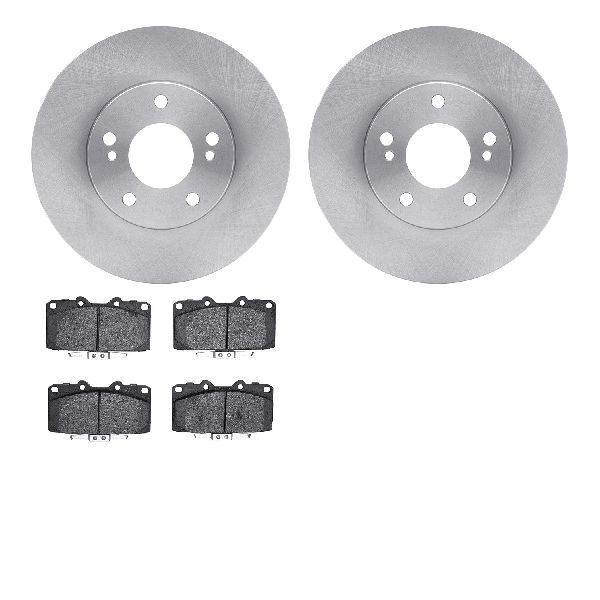 1989-1996 Nissan 300ZX Disc Brake Kit - Front (Dynamic Friction)