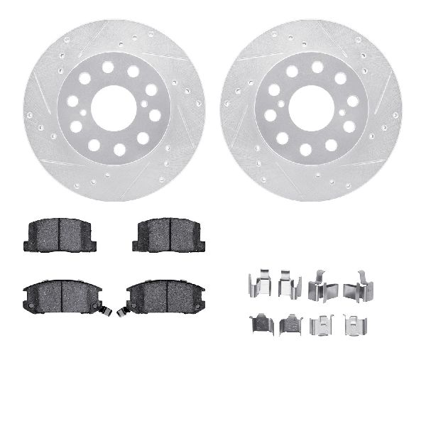 1991-1995 Toyota MR2 Disc Brake Kit - Rear (Dynamic Friction)