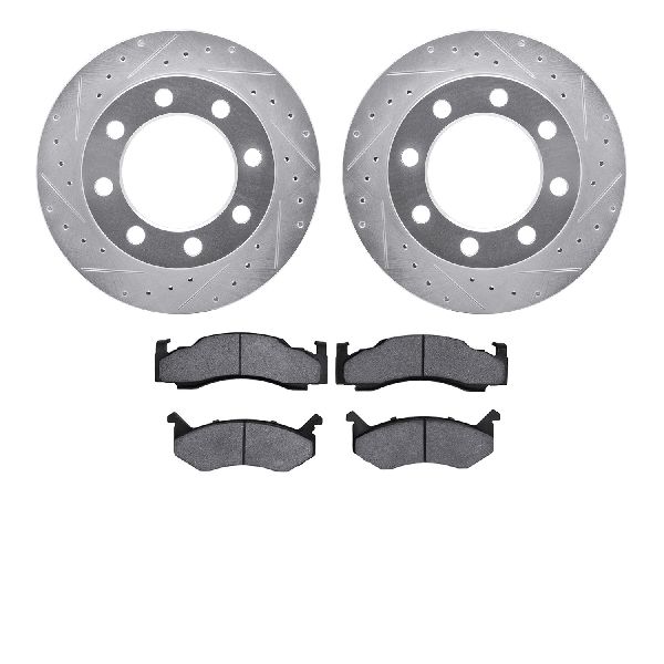 1990-1993 Dodge D350 Disc Brake Kit - Front (Dynamic Friction)