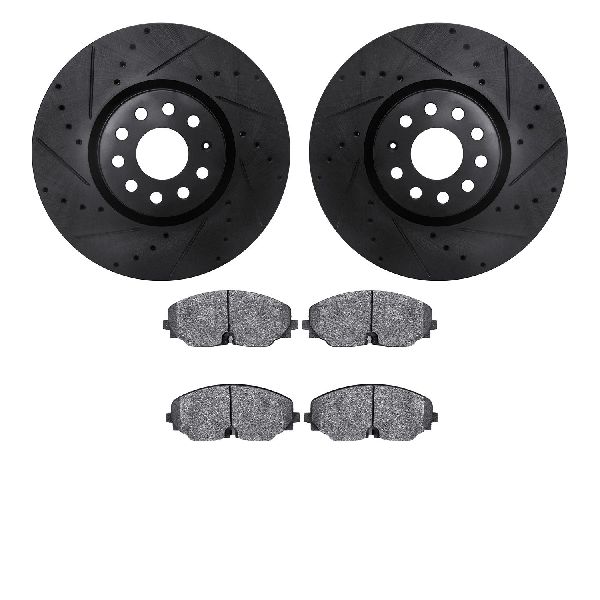 2018-2022 Volkswagen Atlas Disc Brake Kit - Front (Dynamic Friction)