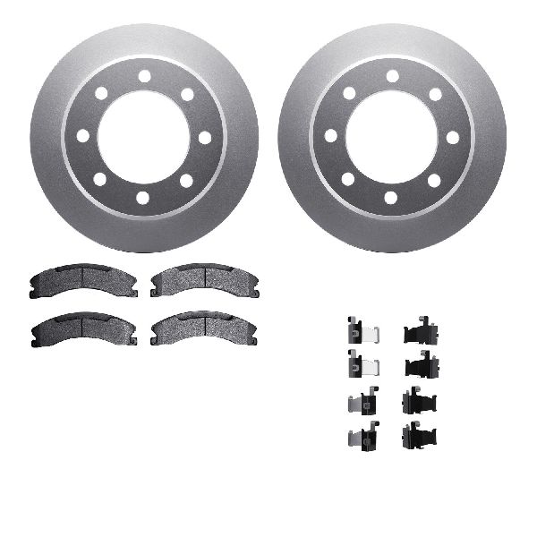 2009-2017 GMC Savana 3500 Disc Brake Kit - Rear (Dynamic Friction)