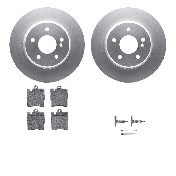 2006-2007 Mercedes-Benz C280 Disc Brake Kit - Rear (Dynamic Friction)