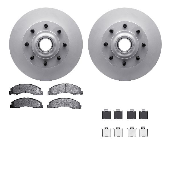 2008-2014 Ford E-150 Disc Brake Kit - Front (Dynamic Friction)