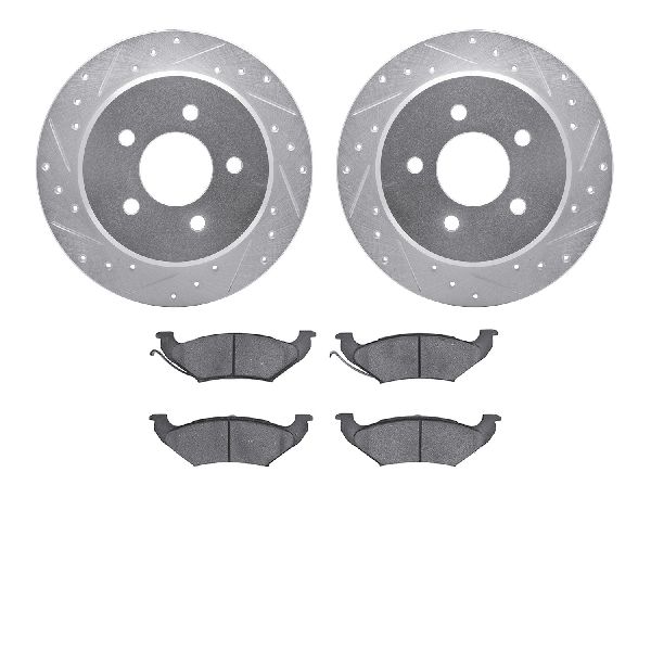 1993-1995 Ford Crown Victoria Disc Brake Kit - Rear (Dynamic Friction)
