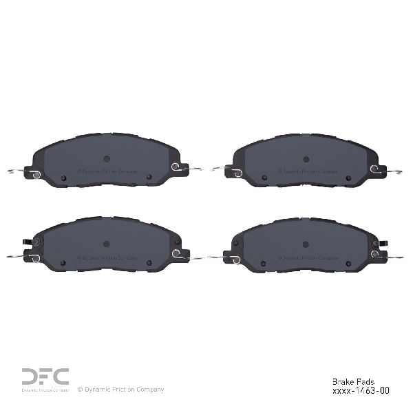 2007-2014 Ford Mustang Disc Brake Pad Set - Front (Dynamic Friction)
