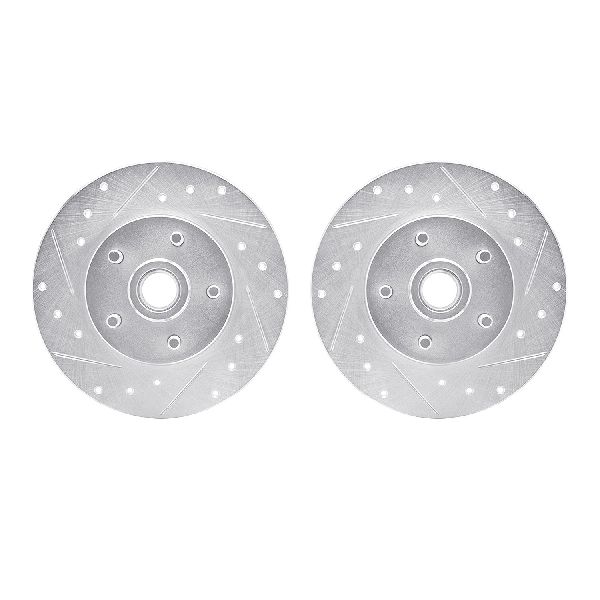 1984-1987 Pontiac Fiero Disc Brake Rotor Set - Front (Dynamic Friction)