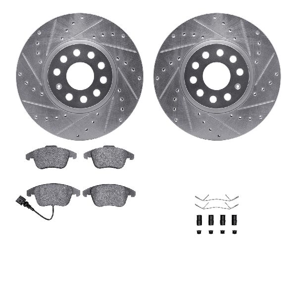 2009-2013 Volkswagen Tiguan Disc Brake Kit - Front (Dynamic Friction)