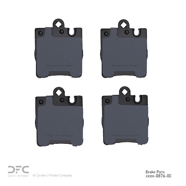 2006-2007 Mercedes-Benz C280 Disc Brake Pad Set - Rear (Dynamic Friction)