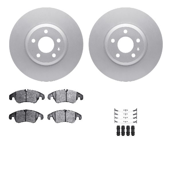 2009-2010 Audi A4 Disc Brake Kit - Front (Dynamic Friction)