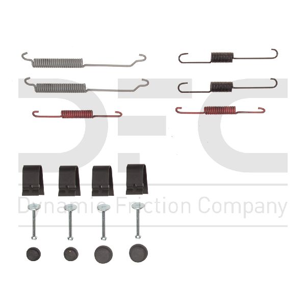 2011-2019 Ford Fiesta Drum Brake Hardware Kit - Rear (Dynamic Friction)