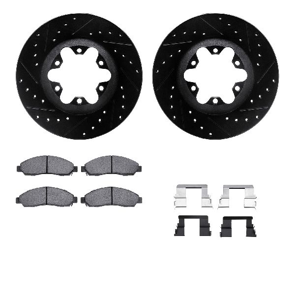 2004-2008 GMC Canyon Disc Brake Kit - Front (Dynamic Friction)