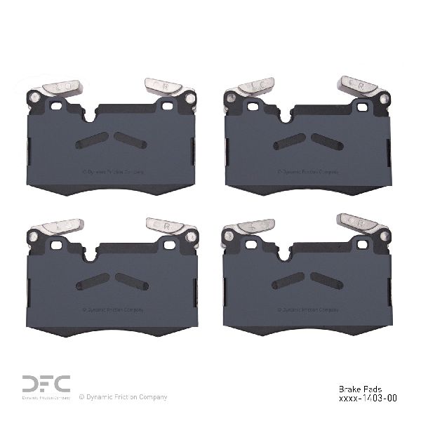 2009-2014 Mini Cooper Disc Brake Pad Set - Front (Dynamic Friction)