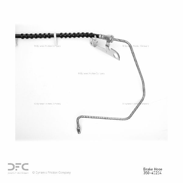 2001-2007 Dodge Caravan Brake Hydraulic Hose - Rear Left (Dynamic Friction)