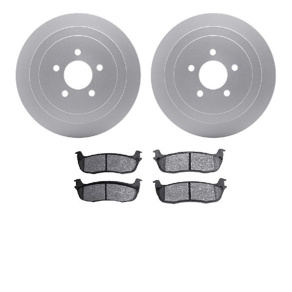 2003-2011 Lincoln Town Car Disc Brake Kit - Rear (Dynamic Friction)