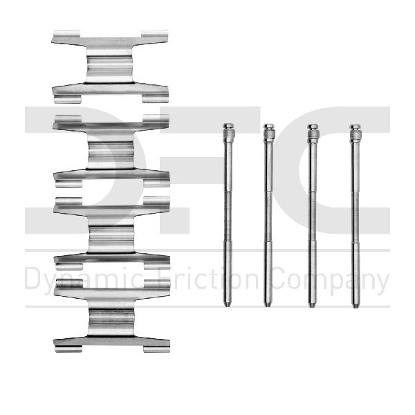 2004-2007 Mercedes-Benz SL600 Disc Brake Hardware Kit - Front (Dynamic Friction)