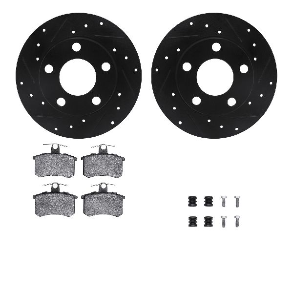 1996-2001 Audi A4 Quattro Disc Brake Kit - Rear (Dynamic Friction)