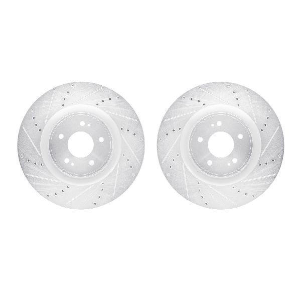 2008-2015 Mitsubishi Lancer Disc Brake Rotor Set - Front (Dynamic Friction)