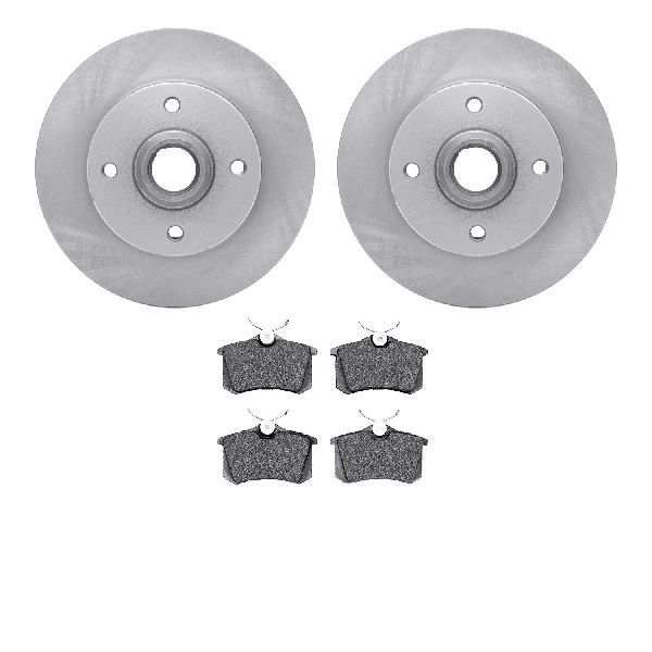 1997-1998 Volkswagen Jetta Disc Brake Kit - Rear (Dynamic Friction)