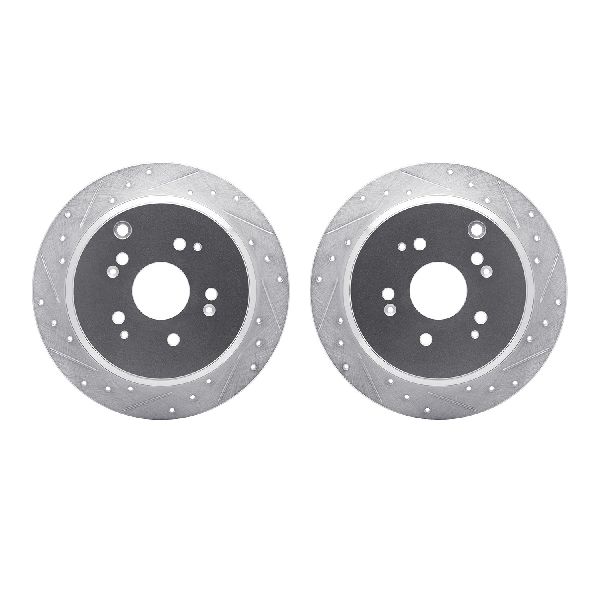 2002-2004 Honda Odyssey Disc Brake Rotor Set - Rear (Dynamic Friction)
