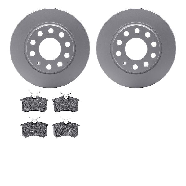 2000-2008 Audi A4 Disc Brake Kit - Rear (Dynamic Friction)