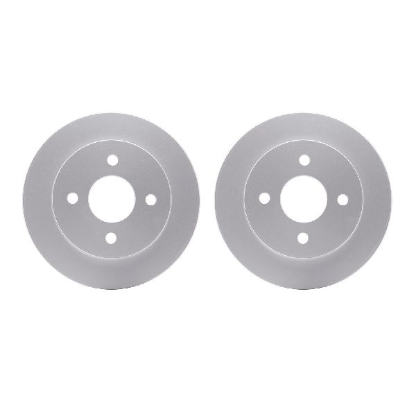 2014-2019 Ford Fiesta Disc Brake Rotor Set - Rear (Dynamic Friction)