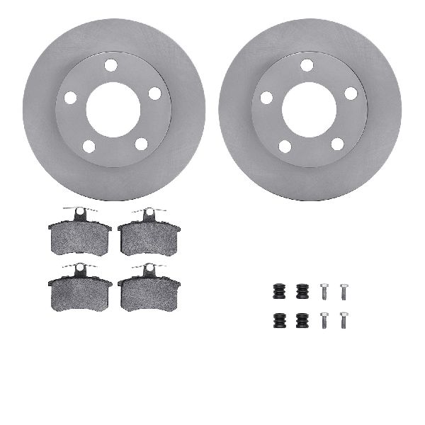 1997-2000 Audi A8 Disc Brake Kit - Rear (Dynamic Friction)