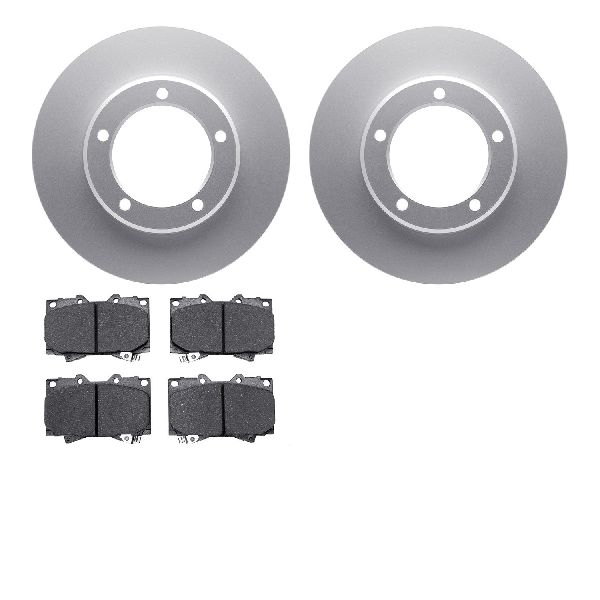 1998-2007 Toyota Land Cruiser Disc Brake Kit - Front (Dynamic Friction)