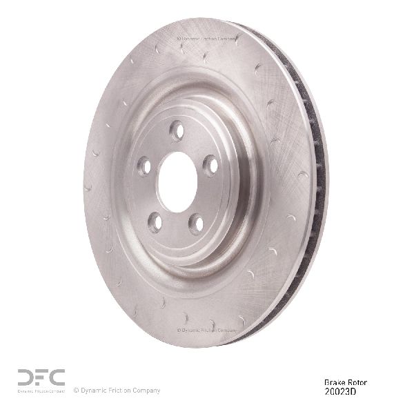 2008-2009 Jaguar XKR Disc Brake Rotor - Rear Right (Dynamic Friction)