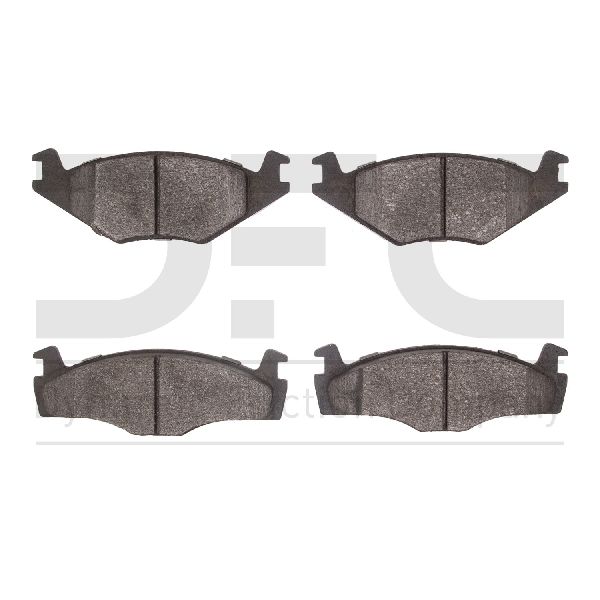 1985-1992 Volkswagen Jetta Disc Brake Pad Set - Front (Dynamic Friction)