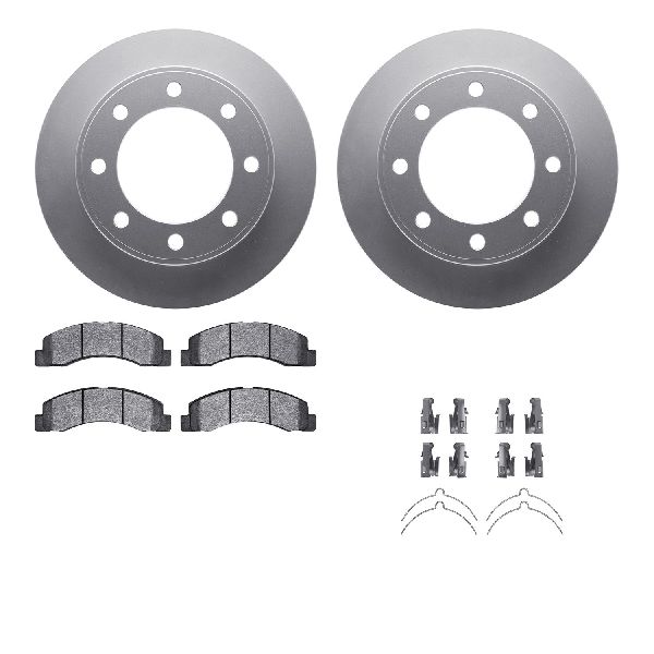 2000-2005 Ford Excursion Disc Brake Kit - Front (Dynamic Friction)