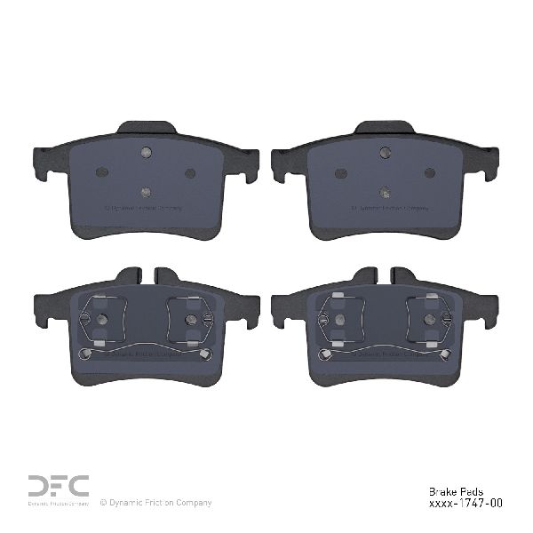 2013-2015 Jaguar XKR Disc Brake Pad Set - Rear (Dynamic Friction)