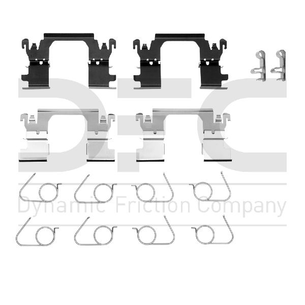2017-2022 Nissan Rogue Sport Disc Brake Hardware Kit - Front (Dynamic Friction)