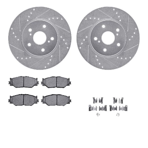 2006-2015 Lexus IS250 Disc Brake Kit - Front (Dynamic Friction)